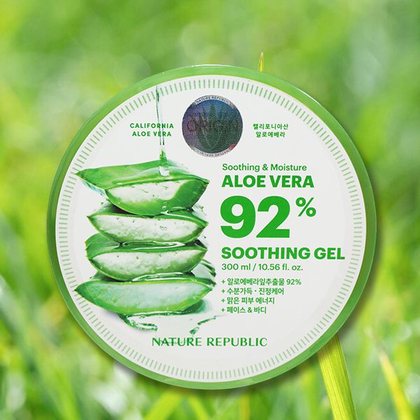 Nature Republic~92%蘆薈補水修護保濕凝膠300ml  蘆薈膠