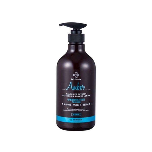 Dr's Formula 台塑生醫~岩礦清爽肌男士專用沐浴乳(800g)琥珀魅香