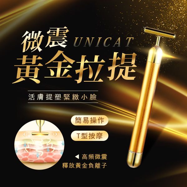 UNICAT 變臉貓~24K黃金美肌導入儀(1入)