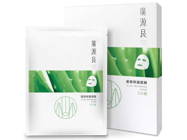 廣源良~蘆薈修護面膜(5片入)