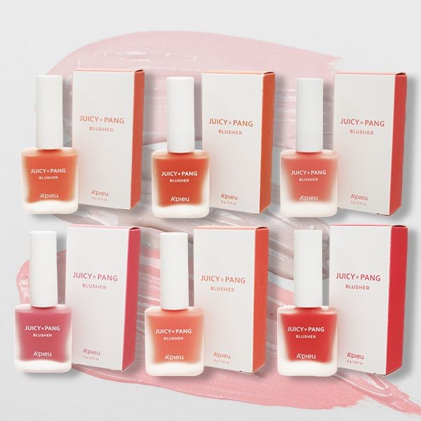 韓國 Apieu~果汁水潤腮紅液(9g) 多款可選