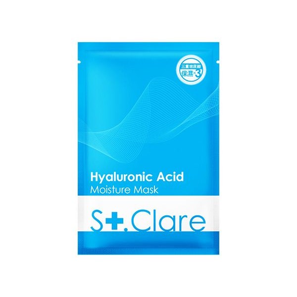 St.Clare 聖克萊爾~玻尿酸100%保濕面膜(28ml)單片