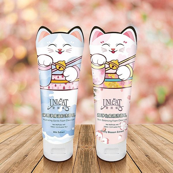 UNICAT 變臉貓~保濕淨膚溫和／超淨化柔潤洗面乳(100ml) 款式可選