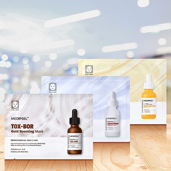 韓國 MEDI-PEEL~toxbor黃金護理／穀胱甘肽亮彩／玻尿酸維他命RX 面膜(25ml) 款式可選 升級版 安瓶精華