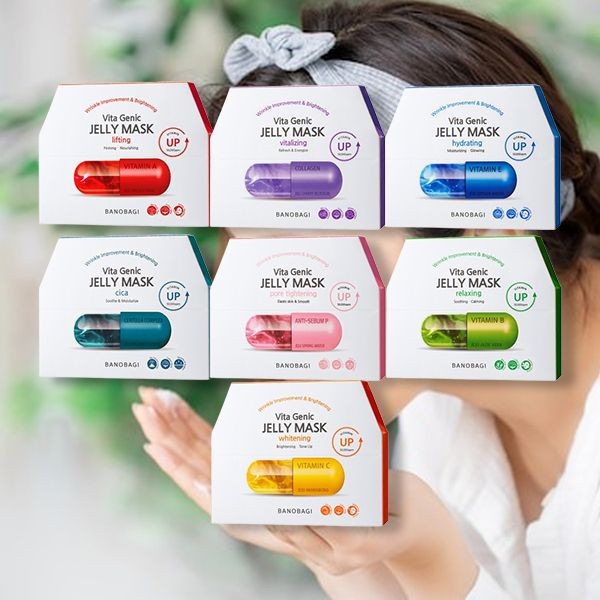 韓國 BANOBAGI 佰諾佰琪~維生素果凍面膜(30gx10入／盒) 款式可選