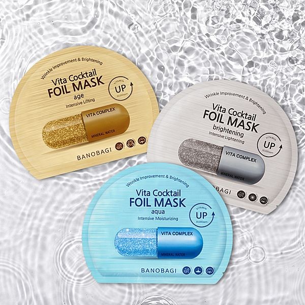 韓國 BANOBAGI 佰諾佰琪~維生素錫紙面膜(30g／單片) 款式可選