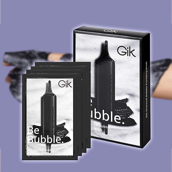 GIK~竹炭泡泡淨化面膜(25mlx4片)盒裝