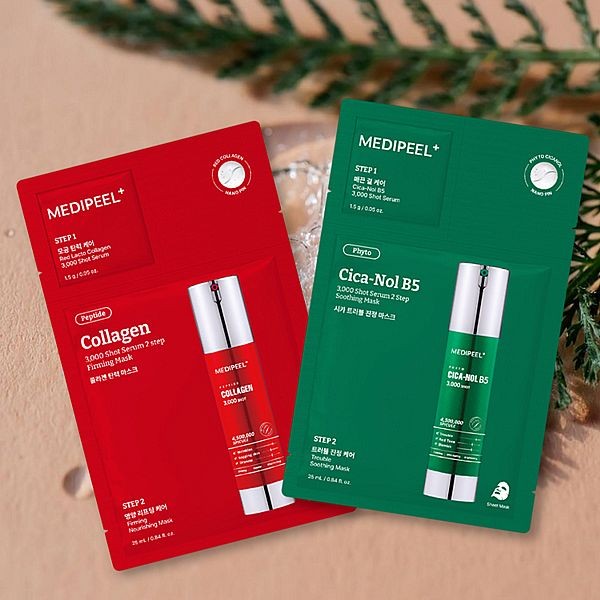 韓國 MEDI-PEEL 美蒂菲~3000日用微晶2步驟面膜(1組入) 款式可選