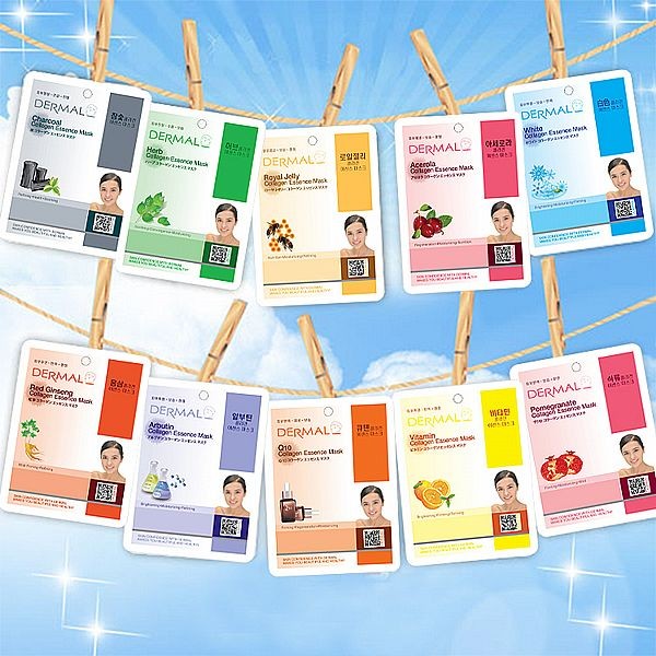 韓國DERMAL面膜~保濕／美白／緊緻／清潔／調理(1片入) 多款可選  ~人氣冠軍